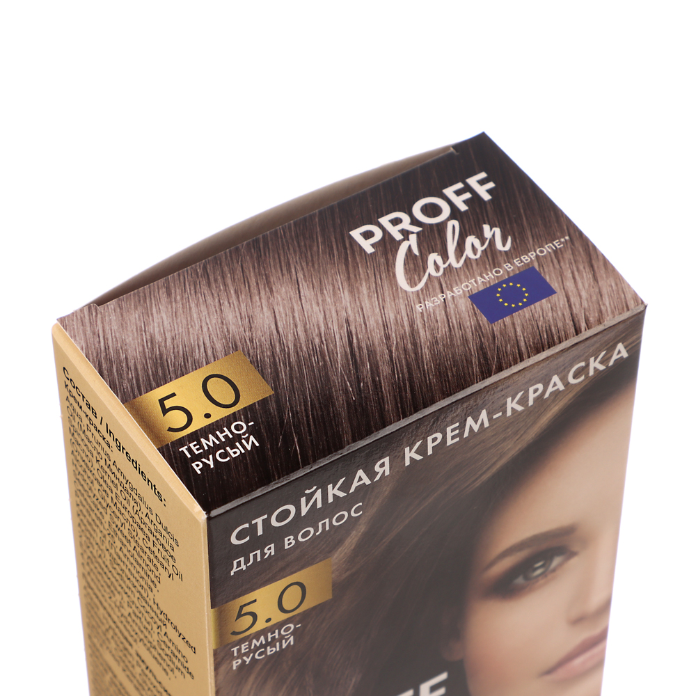 Краска для волос PROFF Color Темно-русый, 115мл, арт.№ 972-050