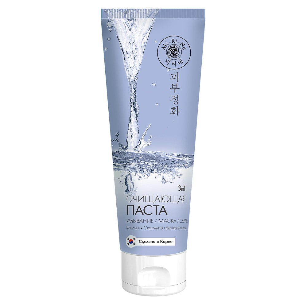 Паста очищающая для лица с каолином против несовершенств кожи Mi-Ri-Ne 100 мл, арт.№ 022-248