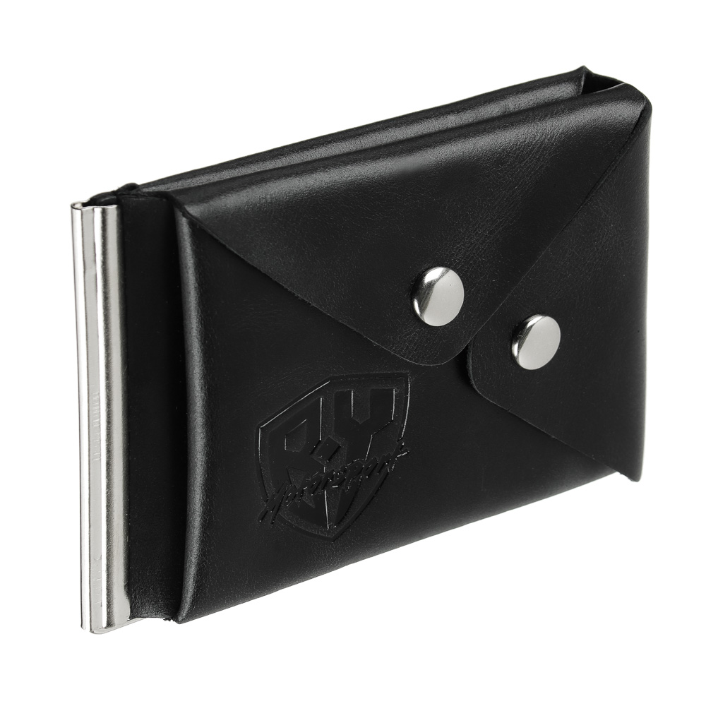 BY Motorsport Зажим для купюр, натур.кожа, цвет черный, #зк306, арт.№ 303-938