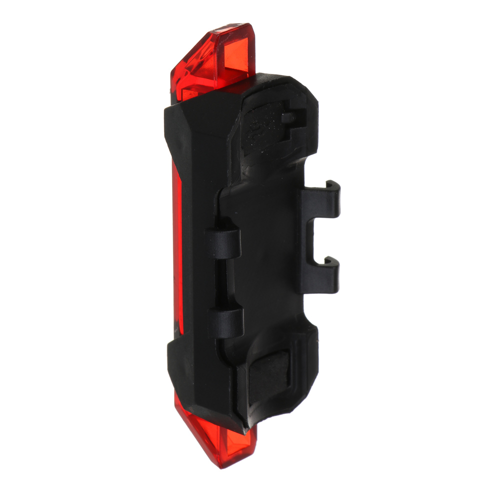 Фонарь велосипедный задний, тм BY SPORT, 4 режима, 5LED, USB 3.7V, арт.№ 195-001