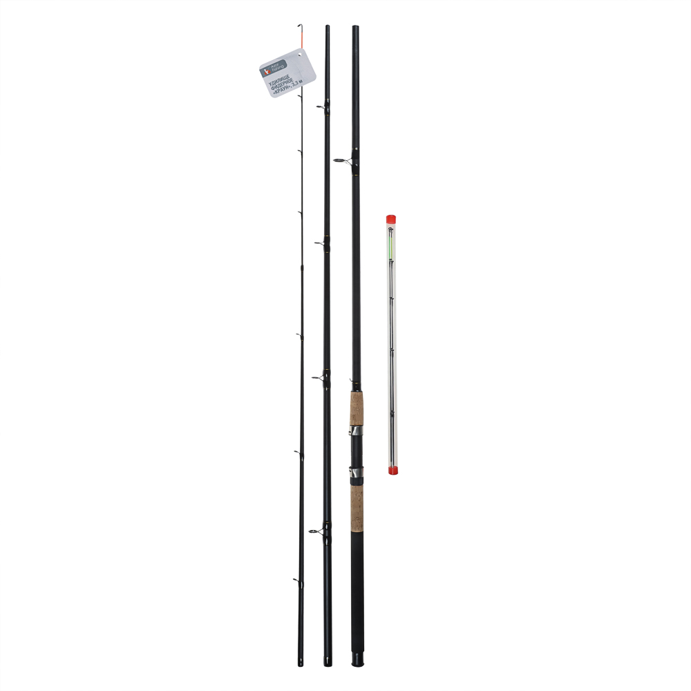 Удилище фидерное "Краун" тм AZOR FISHING, 3 сост, файбергласс, 3,3м, 50-100 гр, в компл. 3 вершинки, арт.№ 149-131