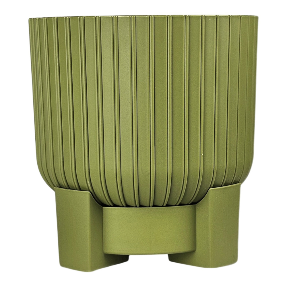 Горшок для цветов с поддоном "Торин" 3,3л, d17,5см, цв. папоротник, арт.№ 164-432