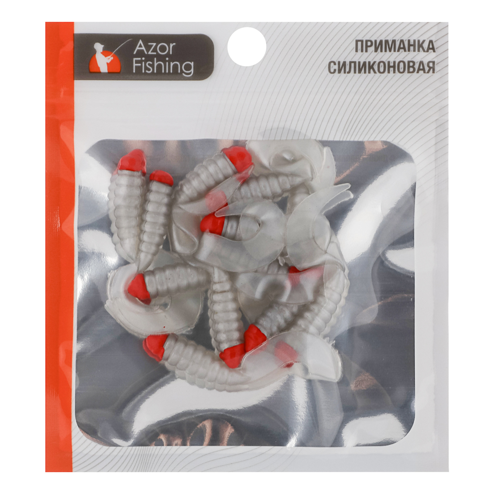 Приманка мягкая "K.Good" тм AZOR FISHING, силикон, 5см, 12шт. в уп, 5 цветов, арт.№ 145-170