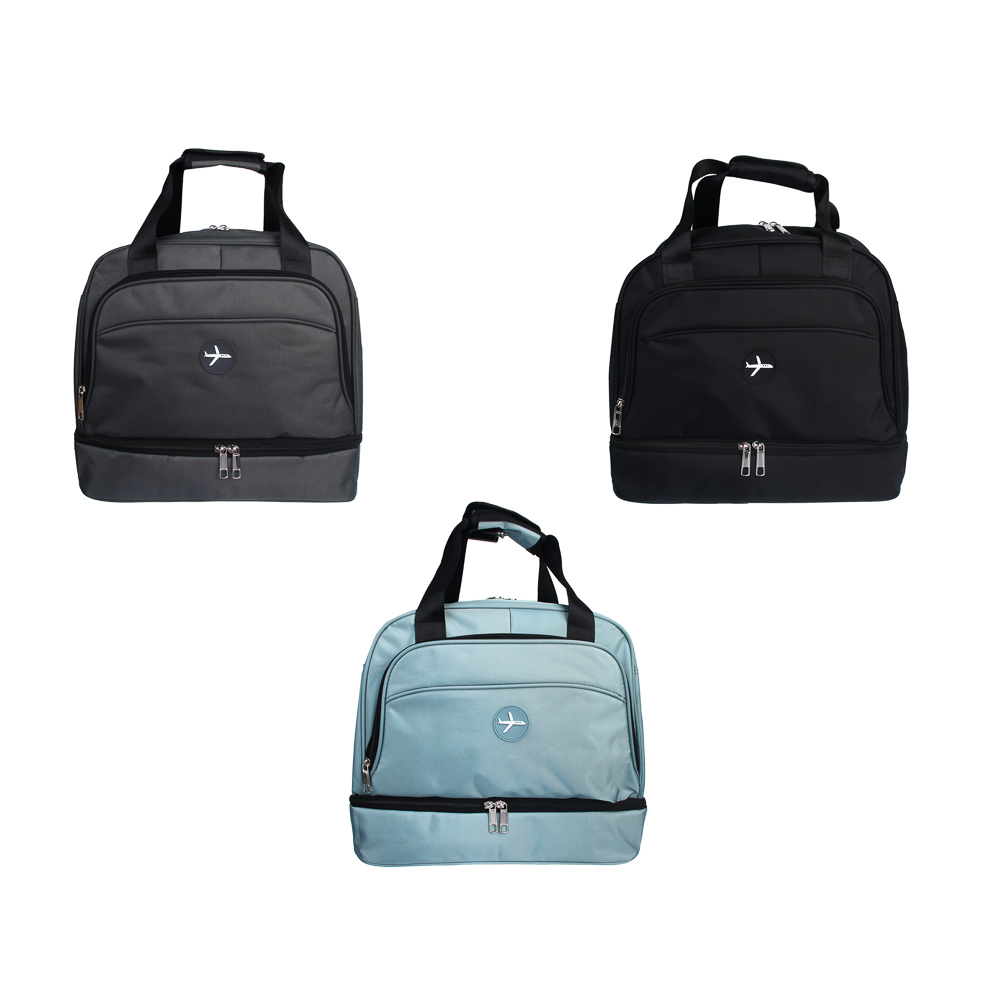 Сумка дорожная с отделением для обуви тм ЮL, полиэстер, 40х33х20см, 2-3 цвета, арт.№ 337-232