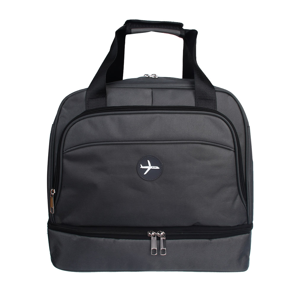 Сумка дорожная с отделением для обуви тм ЮL, полиэстер, 40х33х20см, 2-3 цвета, арт.№ 337-232