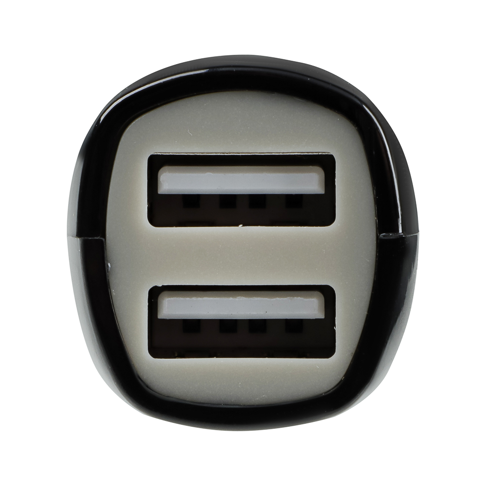 ЕРМАК Устройство зарядное автомобильное, 2 порта, 3A, 12/24В пластик, арт.№ 738-015