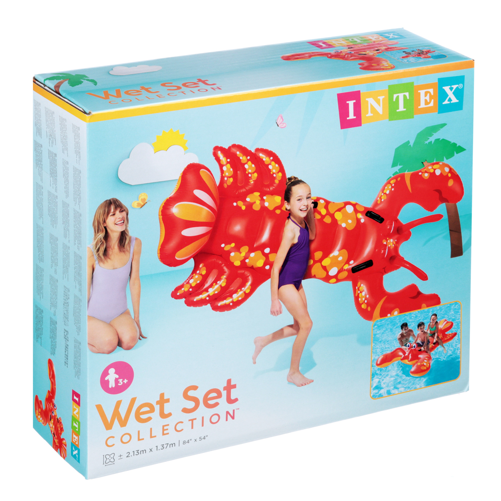 INTEX Игрушка для плавания "Лобстер", 213х137см, от 3 лет, 57528NP, арт.№ 063-023