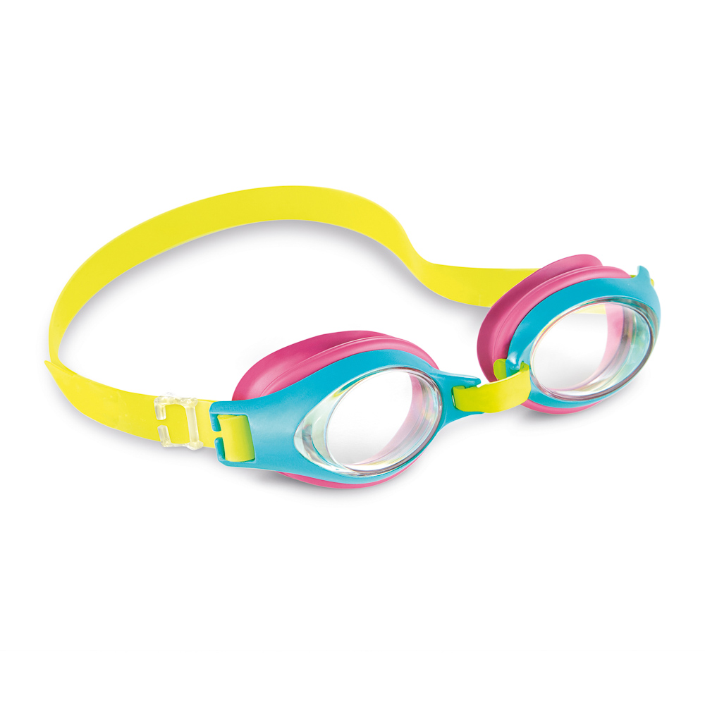 INTEX Очки для плавания JUNIOR, возраст 3-8 лет, 3 цвета, 55611, арт.№ 043-004