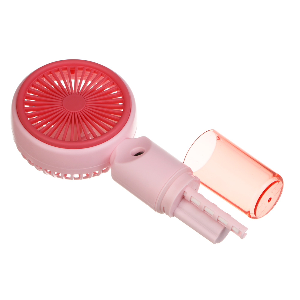 Вентилятор ручной с увлажнителем тм LEBEN 3.7в/500мАч, USB-кабель, цвет в ассортименте, арт.№ 243-029