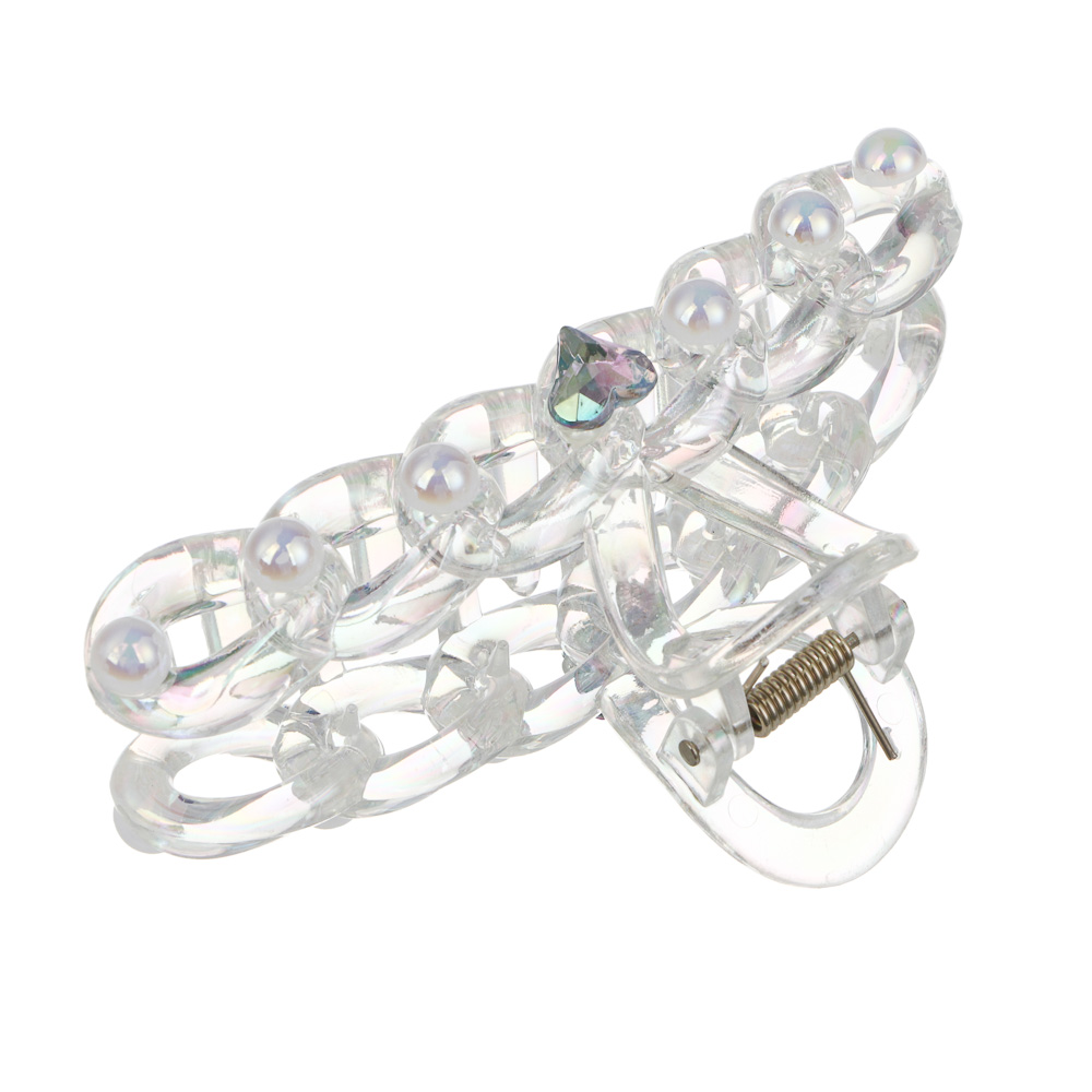 Краб для волос, тм ЮНИLOOK, 10-11см, пластик, 3 дизайна, #2, арт.№ 321-401