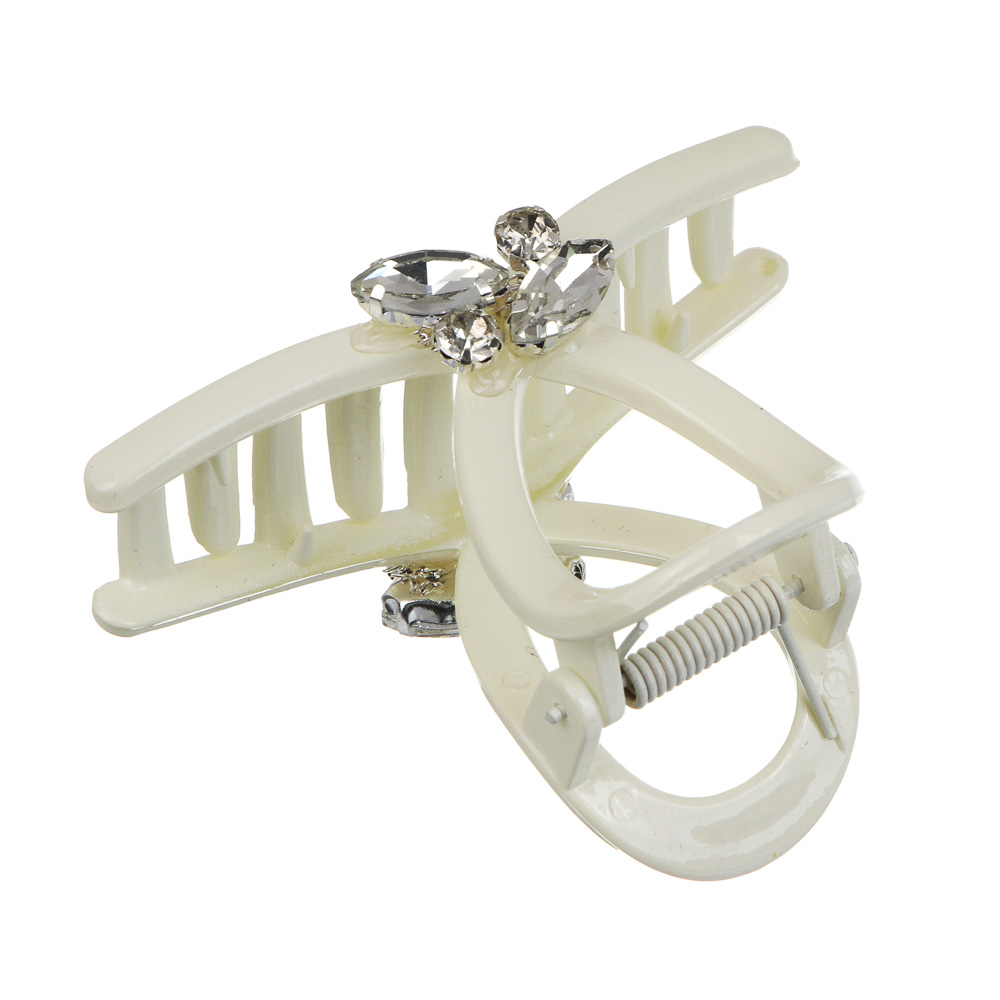 Краб для волос, тм ЮНИLOOK, 8см, пластик, 3 дизайна, #3, арт.№ 321-402