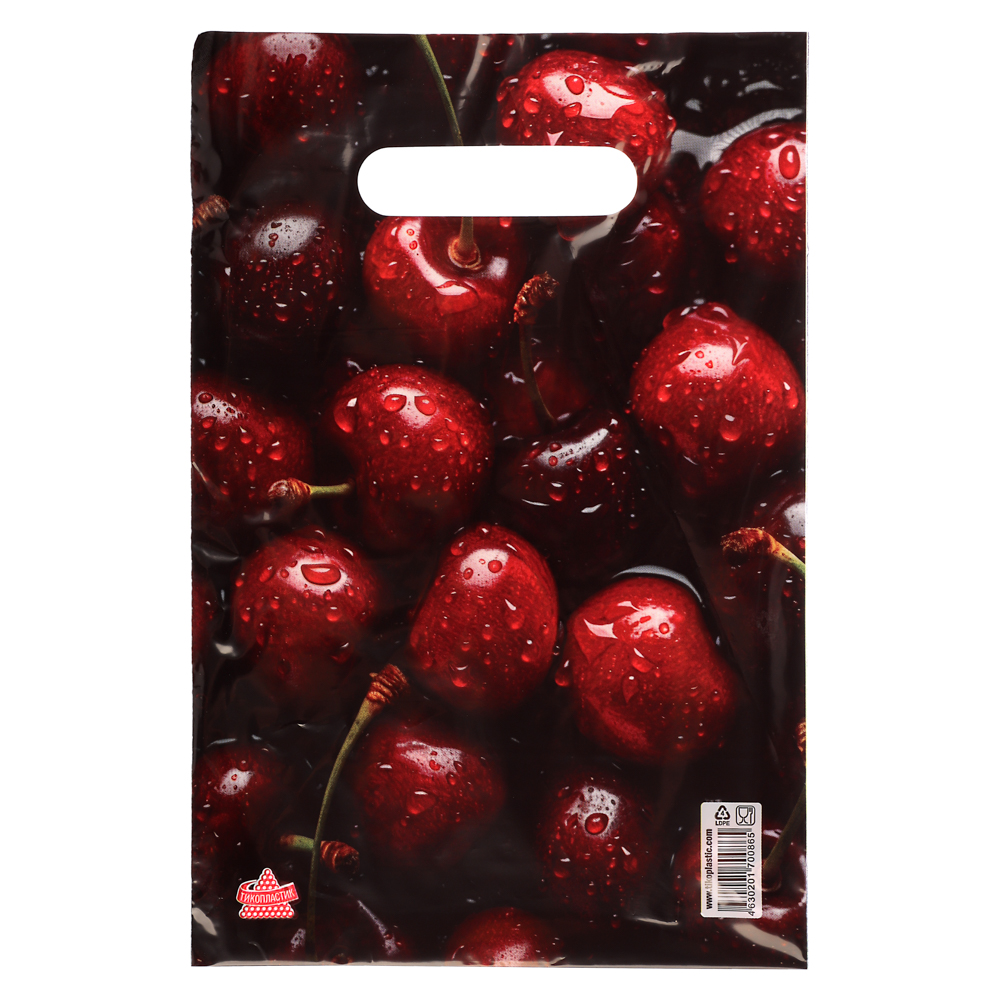 Пакет Вишня-пакет вырубной, 30x20см, 30 мкм, ПВД, арт.№ 568-251