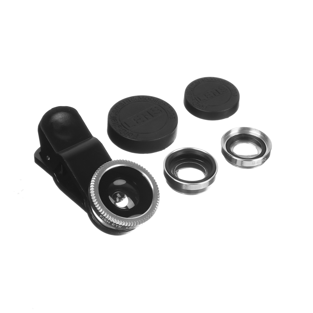 Набор объективов для телефона 3в1 FORZA на прищепке, арт.№ 916-022