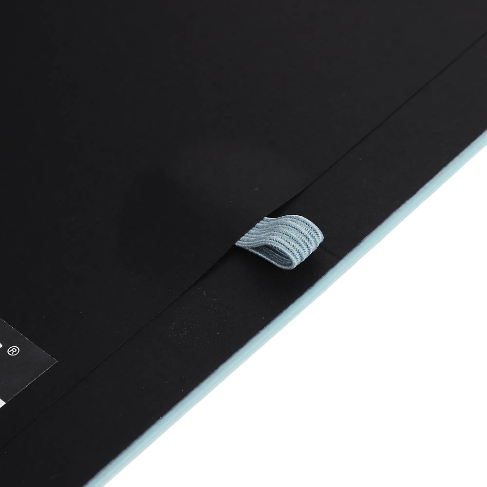 Блокнот А5 162х218мм BRAUBERG NOTE под кожу софт-тач, с резинкой, 80л, клетка, светло-серый, 113441, арт.№ 574-092