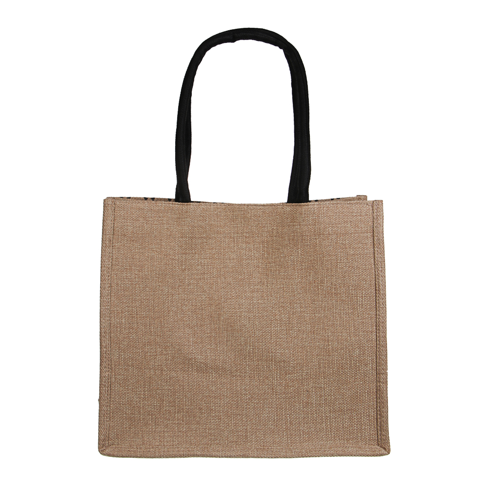 Сумка пляжная на плечо с длинными ручками, на кнопке, тм ЮL, 34x30x17 см, хлопок, лен, 3 вида, арт.№ 328-315