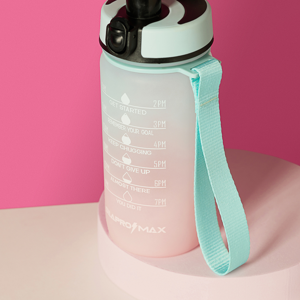 SILAPRO MAX Бутылка спортивная с замком, LOTUS-EGGSHELL BLUE, 550мл, РС, арт.№ 088-073