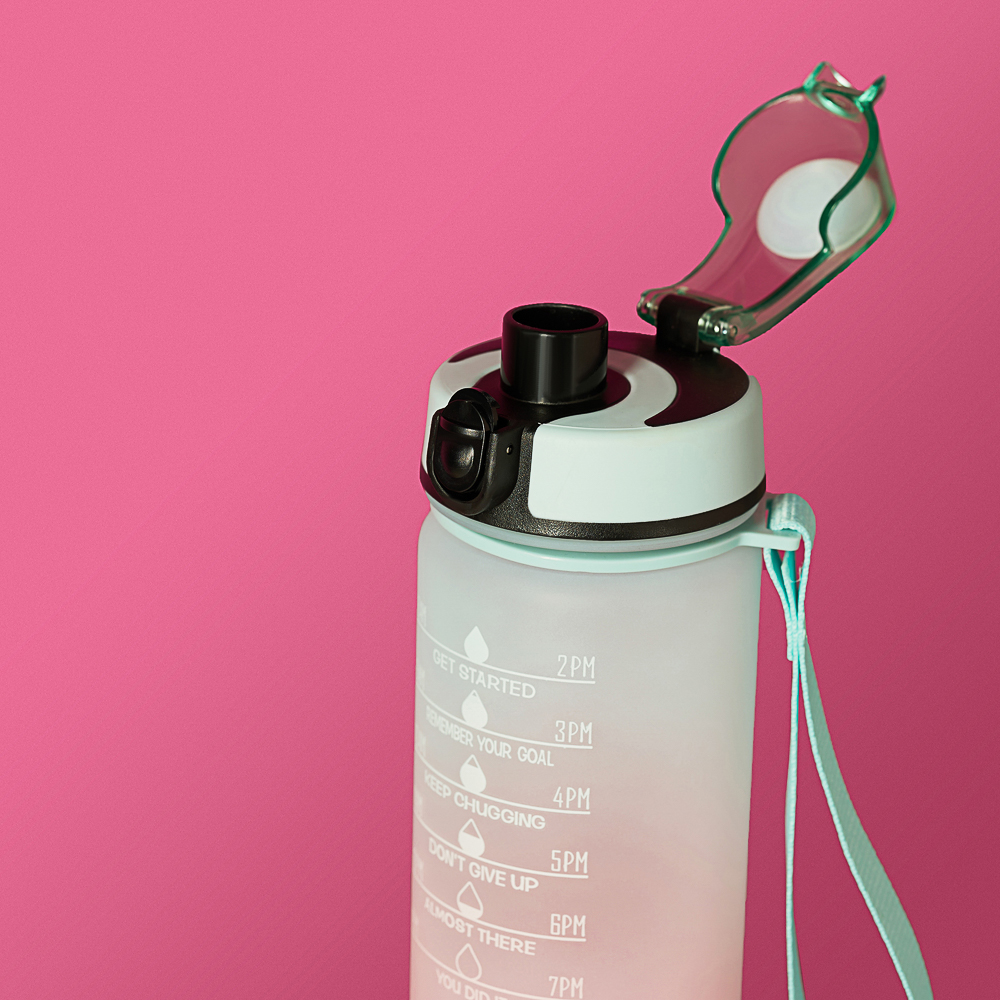 SILAPRO MAX Бутылка спортивная с замком, LOTUS-EGGSHELL BLUE, 550мл, РС, арт.№ 088-073