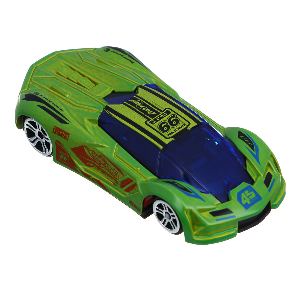 ИГРОЛЕНД Машинка "Спорткар", меняет цвет при контакте с водой, металл, 11,2х16 см, 6 диз., арт.№ 292-416