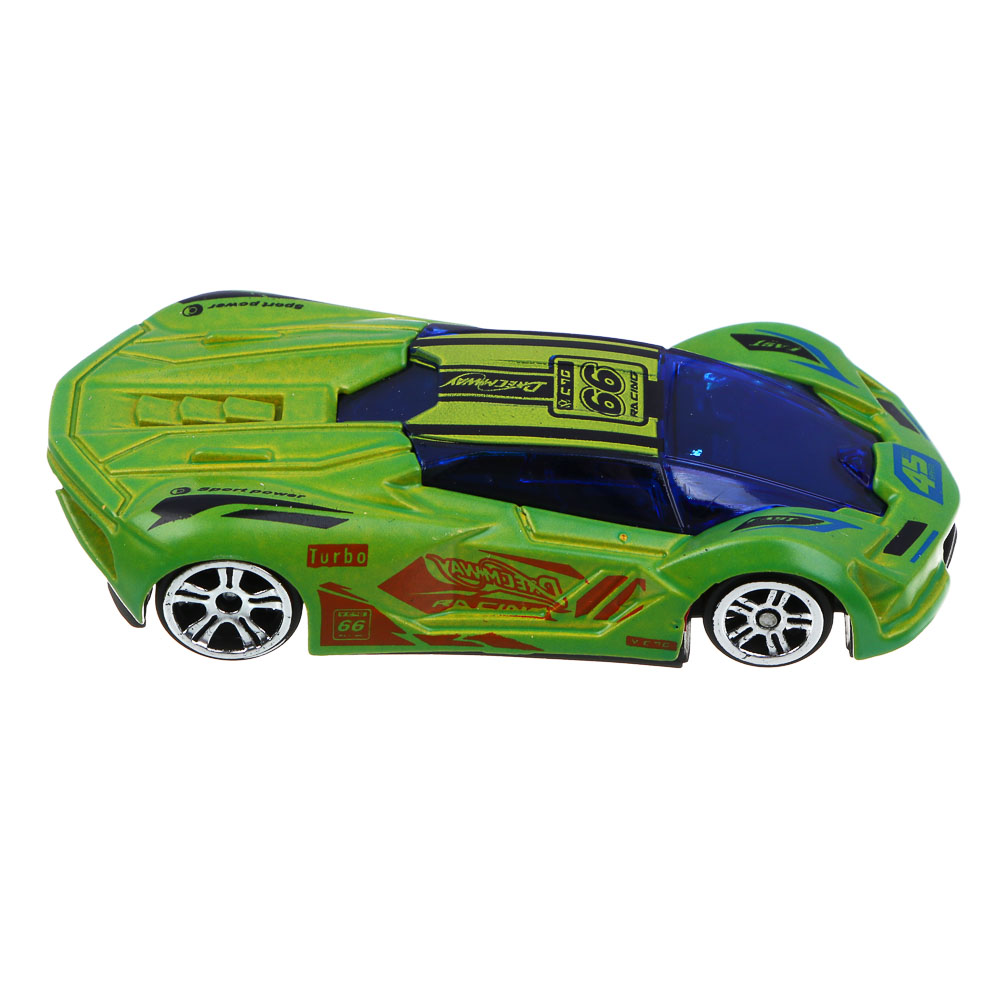 ИГРОЛЕНД Машинка "Спорткар", меняет цвет при контакте с водой, металл, 11,2х16 см, 6 диз., арт.№ 292-416