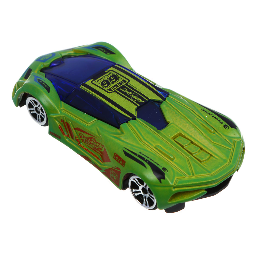 ИГРОЛЕНД Машинка "Спорткар", меняет цвет при контакте с водой, металл, 11,2х16 см, 6 диз., арт.№ 292-416