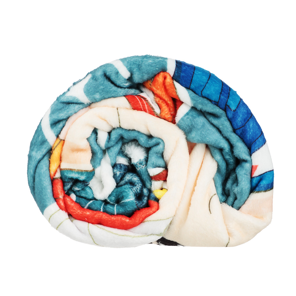 BY Русские супергерои Плед микрофибра, 150х200см, 240гр/м, арт.№ 486-044