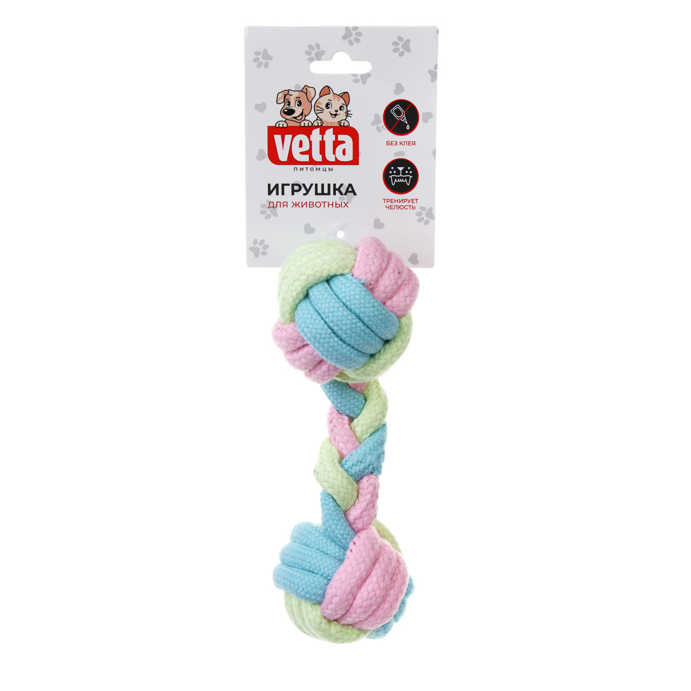 VETTA Игрушка для домашних животных, хлопок, 19,5х5,5 см, арт.№ 273-113