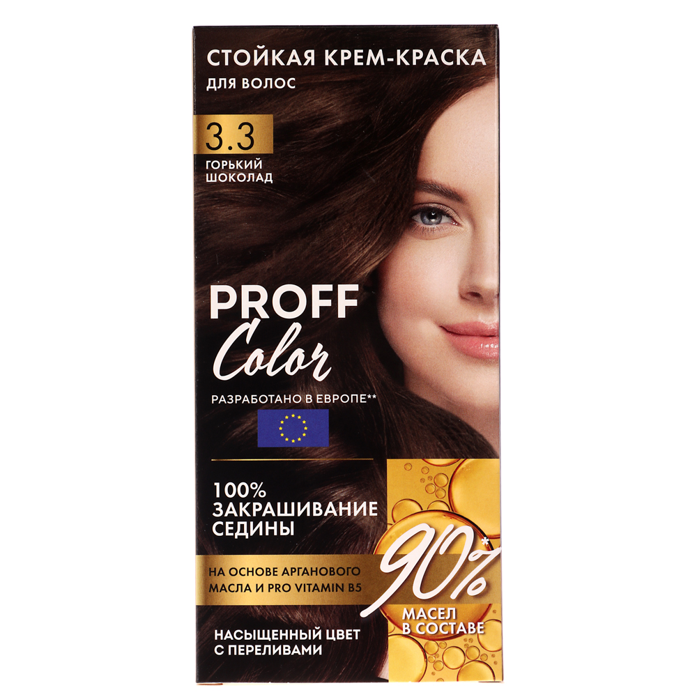 Краска для волос PROFF Color Горький шоколад, 115мл, арт.№ 972-052