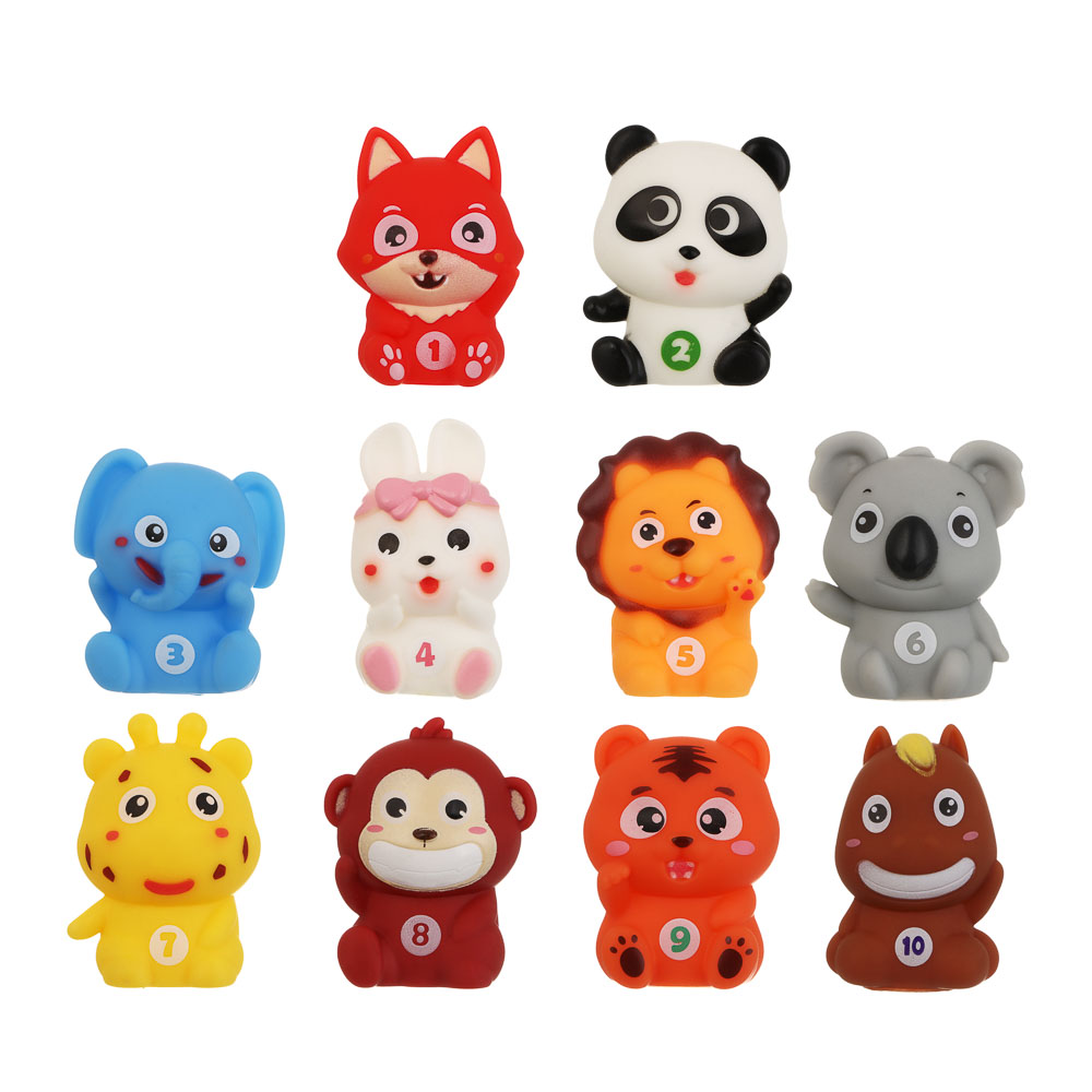 Игрушка для малышей "Зоопарк", ИГРОЛЕНД, PVC, арт.№ 295-315