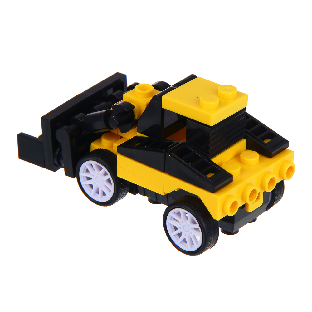 ИГРОЛЕНД Конструктор Городские машины, 45-48 дет., 19x12x2 см, 8 дизайнов, арт.№ 265-635