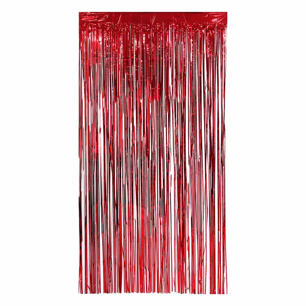 СНОУ БУМ Занавеска из дождика, 200х100см, ПЭТ, 6 цветов, арт.№ 315-002