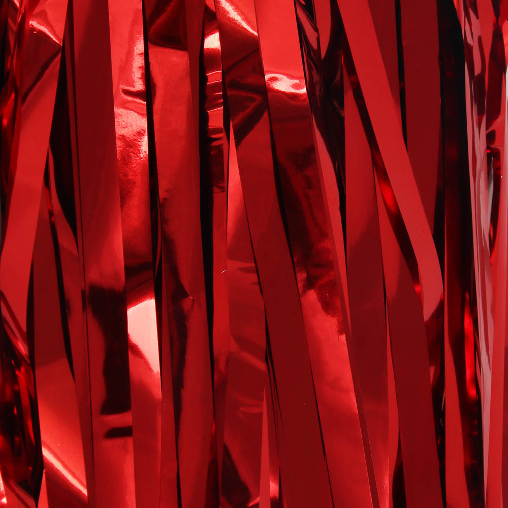 СНОУ БУМ Занавеска из дождика, 200х100см, ПЭТ, 6 цветов, арт.№ 315-002