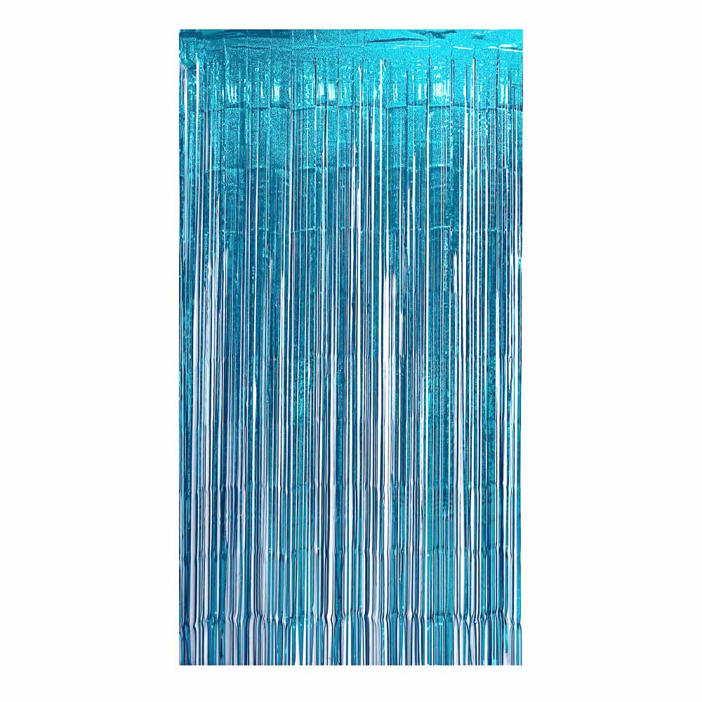 СНОУ БУМ Занавеска из дождика, голографическая, 200х100см, ПЭТ, 6 цветов, арт.№ 315-003