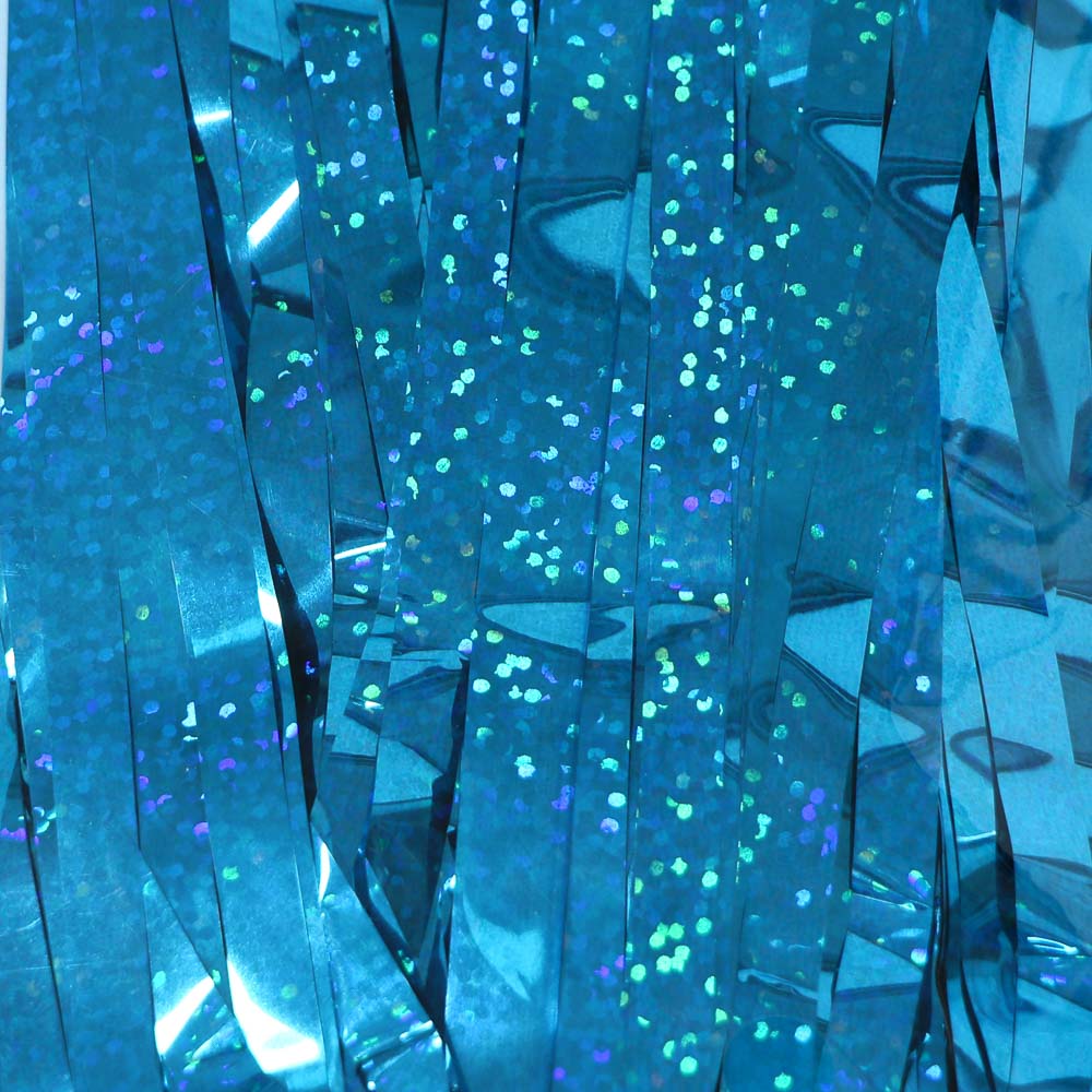 СНОУ БУМ Занавеска из дождика, голографическая, 200х100см, ПЭТ, 6 цветов, арт.№ 315-003