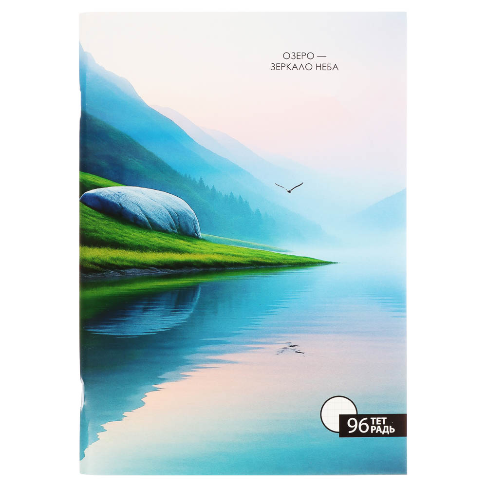 Тетрадь общая А4, 96 листов, в клетку, ClipStudio БЕЛЫЕ ЛИСТЫ, обложка картон, скрепка, 4 дизайна, арт.№ 578-163