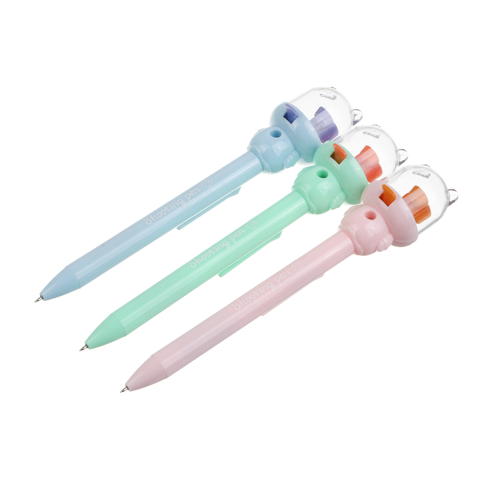 Ручка гелевая черная, интерактивная "Попади в сетку", 3 вида, шоу-бокс, арт.№ 591-300