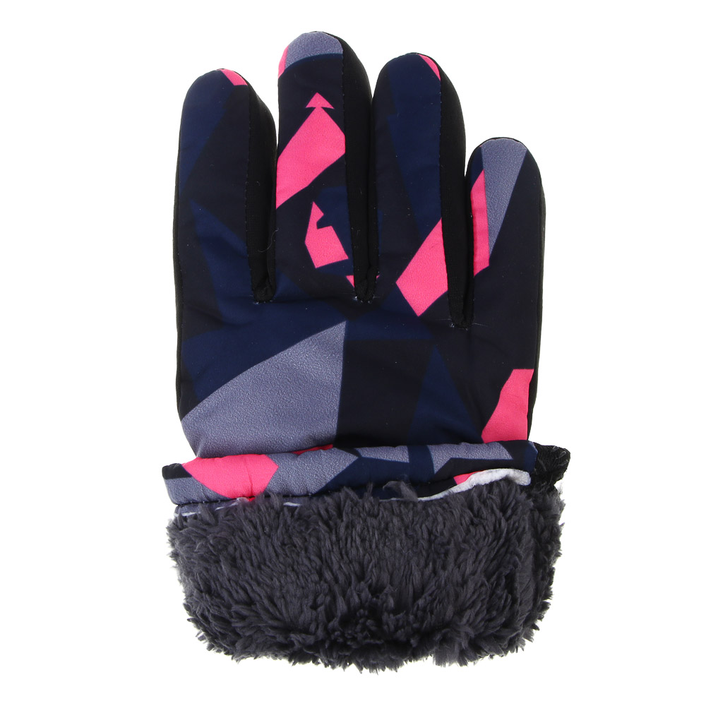 GALANTE Перчатки подростковые утепленные, р.16, 100% полиэстер, разноцветные, ОЗ25-30, арт.№ 363-446