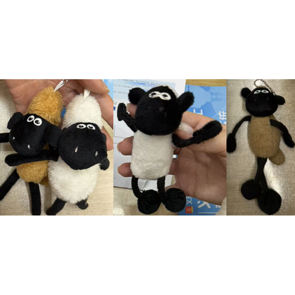 Игрушка мягкая "Овечка" на тонких ножках, 10 см, полиэстер, тм ИГРОЛЕНД, 3+, арт.№ 264-608