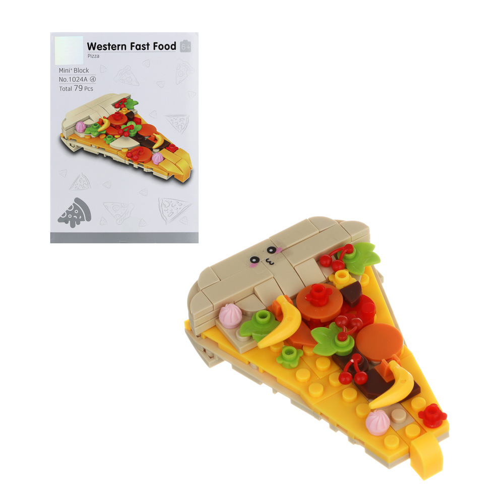 Конструктор мини 3D "Вкусняшки", ABS, 6+, арт.№ 858-107