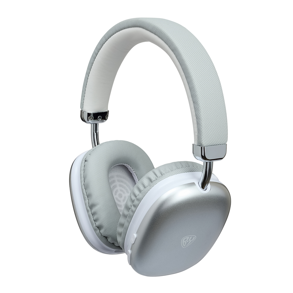 Наушники беспроводные полноразмерные BY CrystalPods, 400мАч, BT5.3, серебро, арт.№ 410-098