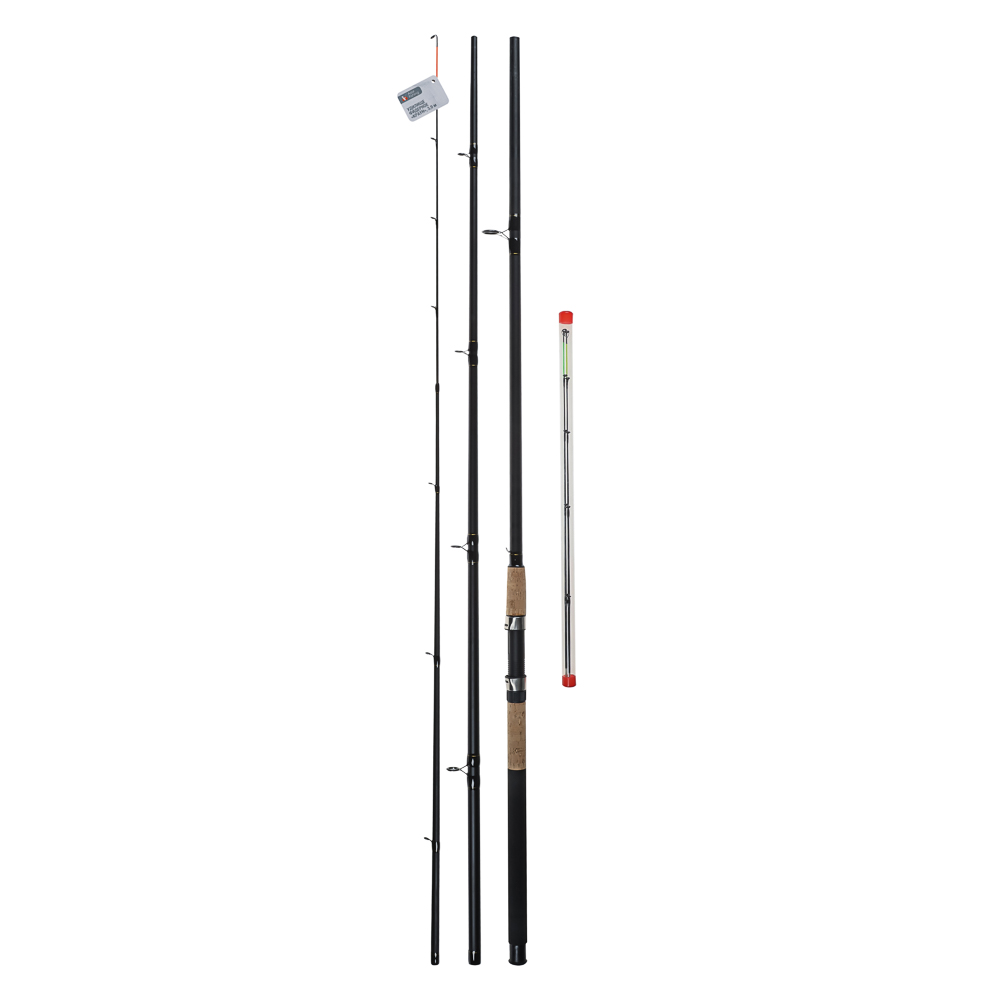 Удилище фидерное "Краун" тм AZOR FISHING, 3 сост, файбергласс, 3,9м, 50-100 гр, в компл. 3 вершинки, арт.№ 149-133
