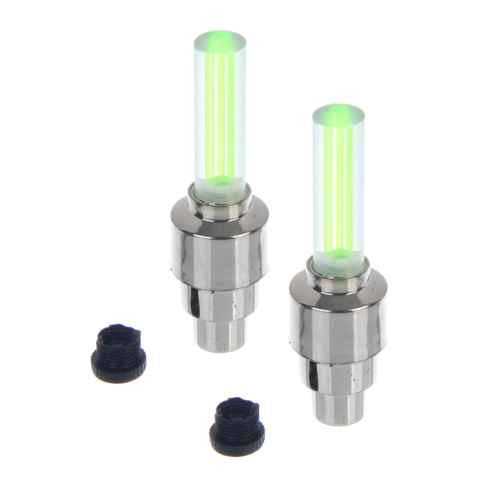 РОКОТ Набор 2шт колпачков на ниппель светящихся при движении, арт.№ 754-047