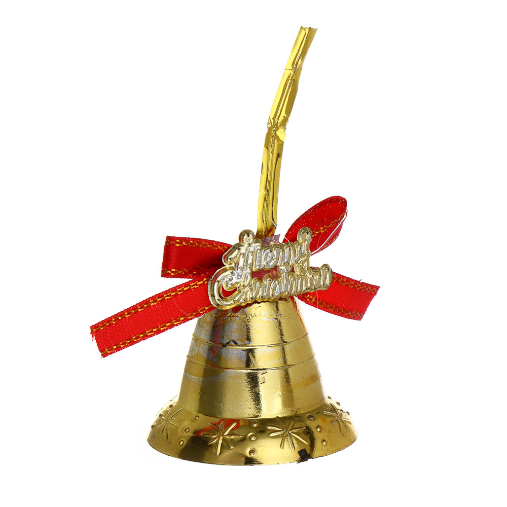 СНОУ БУМ Колокольчики 6 шт, 3,6 см, пластик, 26-772, арт.№ 376-835