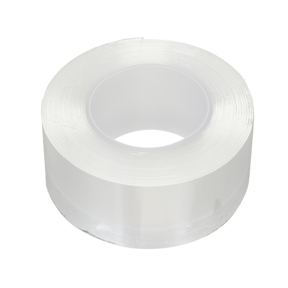 Клейкая лента двусторонняя, многоразовая, тм ЕРМАК, 30мм х 3м x 1мм, арт.№ 446-062