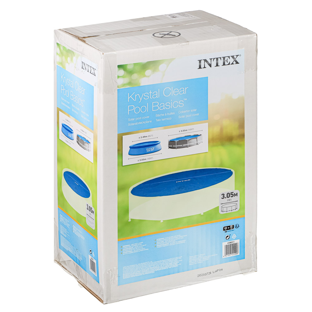 INTEX Тент для бассейна термосберегающий, Fits 10' Easy Set & Frame Pools, 3,05 м, 28011, арт.№ 047-046