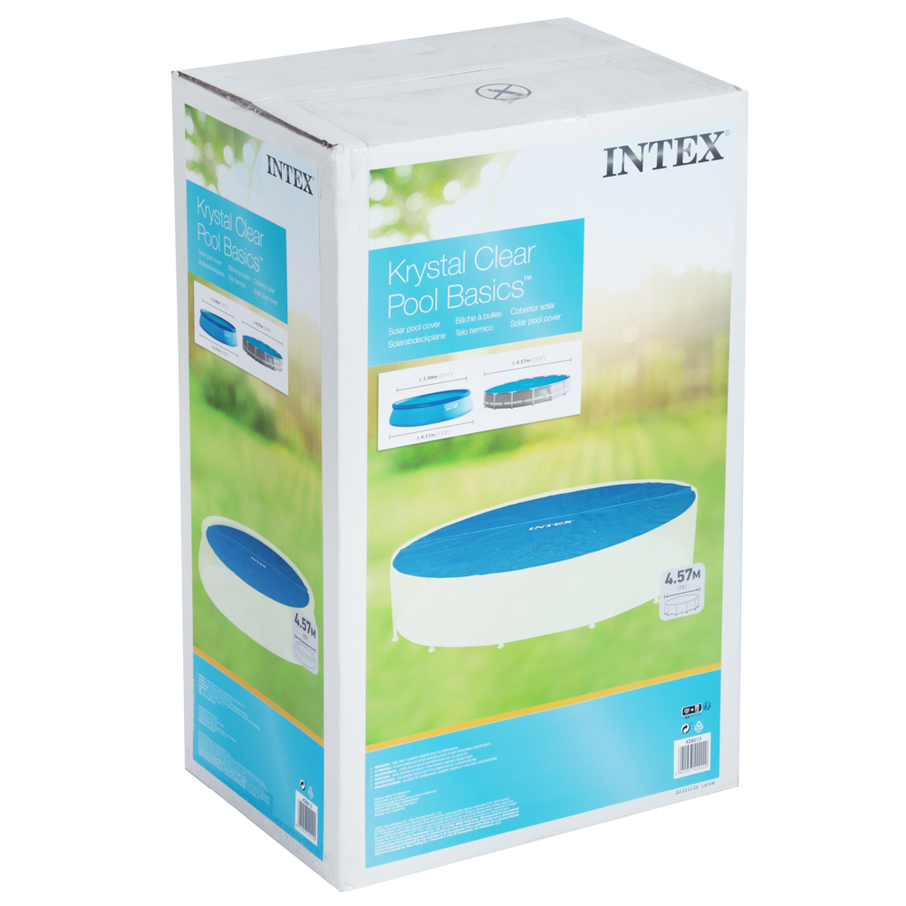 INTEX Тент для бассейна термосберегающий, Fits 15' Easy Set & Frame Pools, 4,48м, 28013, арт.№ 047-048