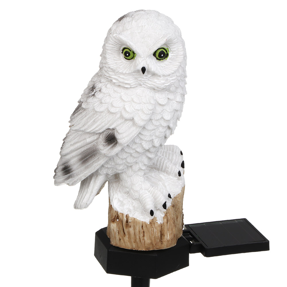 Светильник сад.на солн.бат.тм INBLOOM Сова, 7х8.5х44см,1LED,шамп.,AAA200/600mAh Ni-MH,1реж., полист., арт.№ 475-351