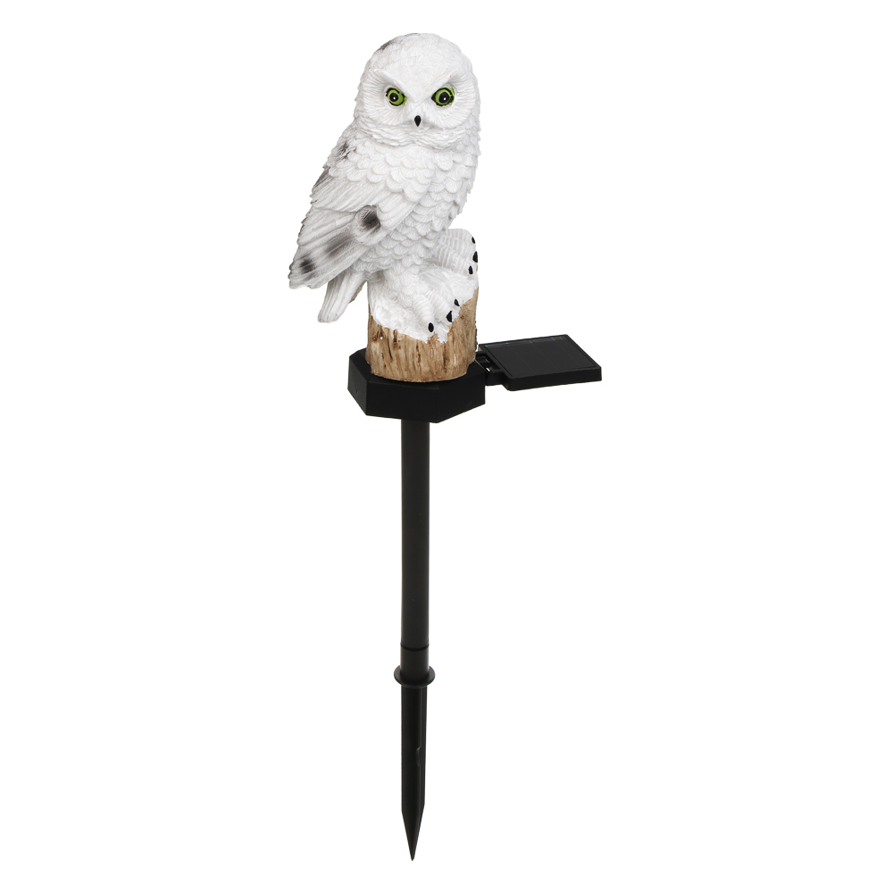 Светильник сад.на солн.бат.тм INBLOOM Сова, 7х8.5х44см,1LED,шамп.,AAA200/600mAh Ni-MH,1реж., полист., арт.№ 475-351