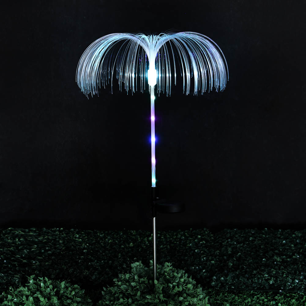 Светильник садовый на солнечной батарее тм INBLOOM, 75см, 120LED, мульти, AAA200mAh Ni-MH, 1реж., PP, арт.№ 475-353