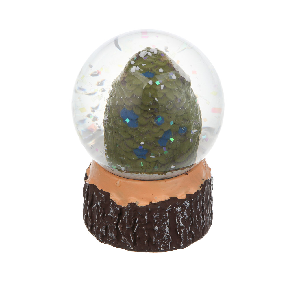 СНОУ БУМ Снежный шар Сова 4.5 см, полистоун, стекло, арт.№ 770-101