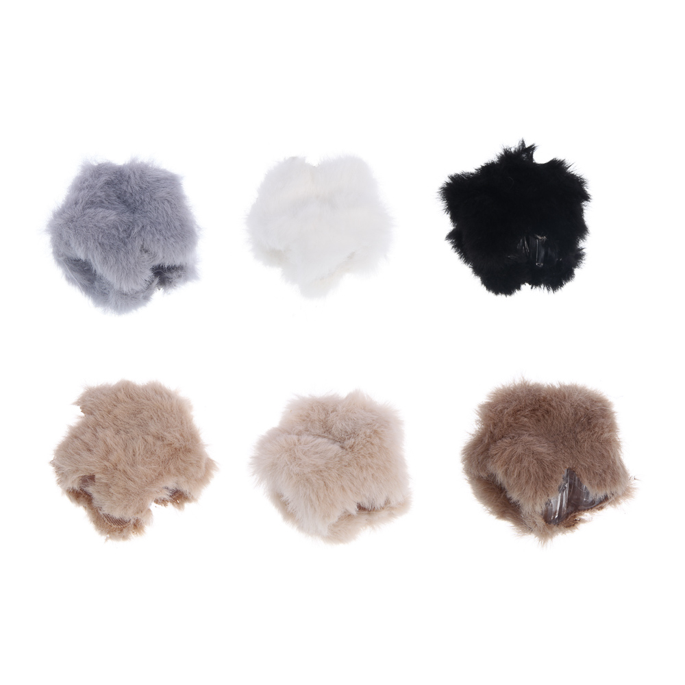 Краб для волос, тм ЮНИLOOK, 4,5см, полистирол, иск. мех, 6 цветов, #8, арт.№ 321-404